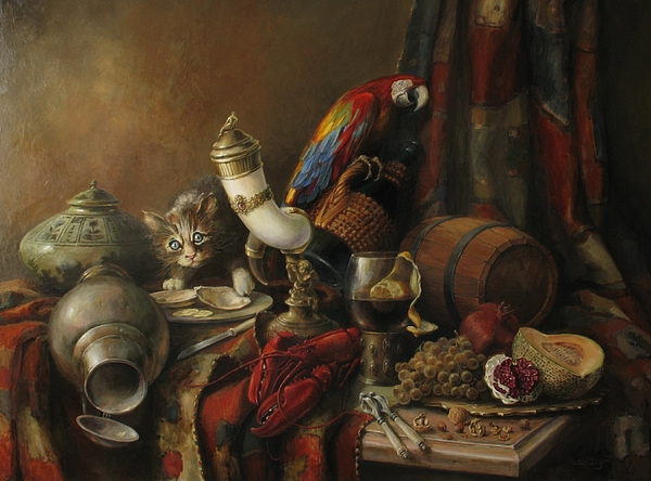 Still-life with a lobster by Tigran Ghulyan Still-life with a lobster by Tigran Ghulyan